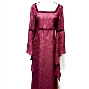 Size XL Eternal Love vintage Silky Brocade Dress